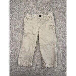 Tommy Hilfiger Boys Size 2T Khaki Pants Adjustible Waist Small Stain